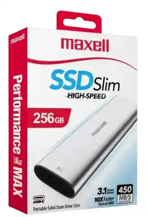 Disco Duro Externo 256gb Maxell Ssd Usb Tipo C Ssdp-256