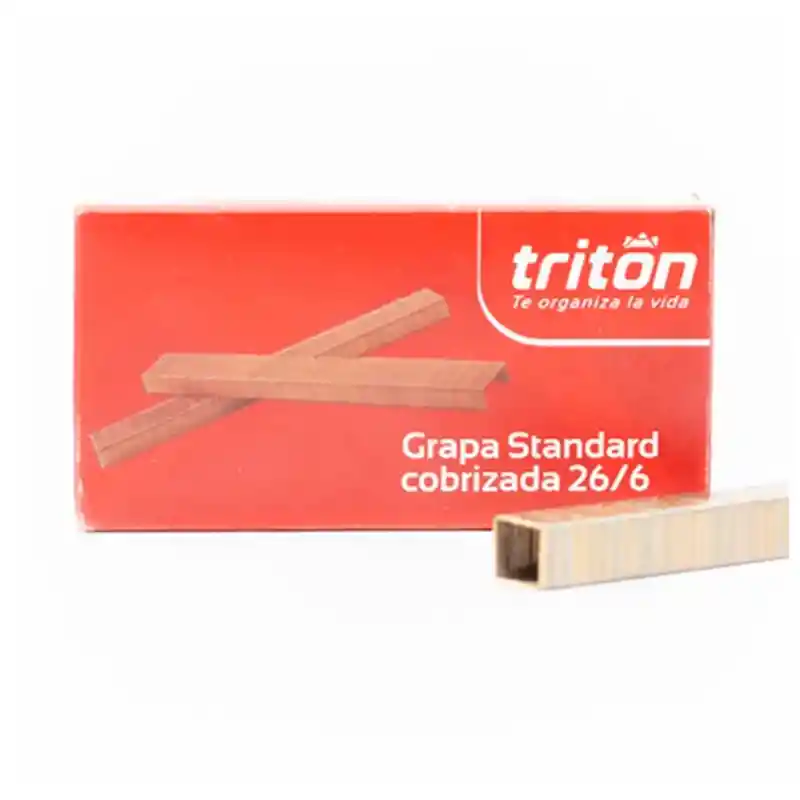 Gancho Para Cosedora Grapa Standard Triton Plateada Y Cobriza