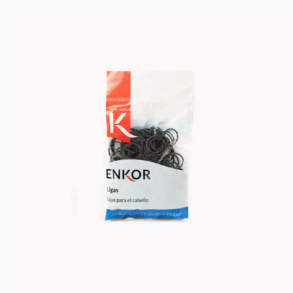 Ligas Negras De Goma Enkor Rf 33129