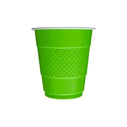 Vaso Verde Lima Biodegradable Oxo 7oz X10