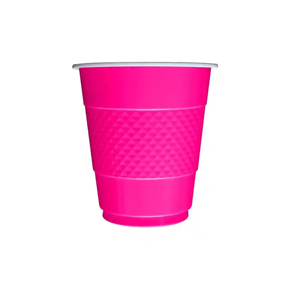 Vaso Fusia Biodegradable Oxo 7oz X 10