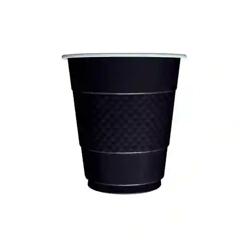 Vaso Negro Biodegradable Oxo 7oz X 10