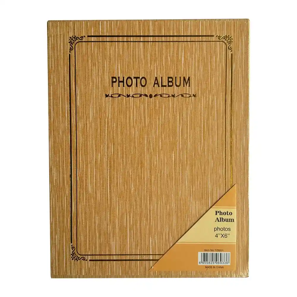 Álbum Fotográfico Tono Madera 300 Fotos 10x15 Cm 100 Paginas