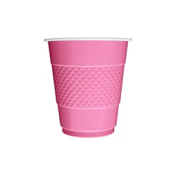 Vaso Rosado Biodegradable Oxo 7oz X 10