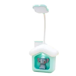 Lampara Casa Elefante Recargable Escritorio Mesa Unisex