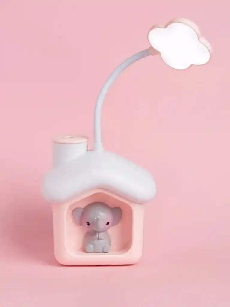 Lampara Casa Elefante Recargable Escritorio Mesa Unisex