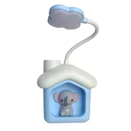 Lampara Casa Elefante Recargable Escritorio Mesa Unisex