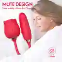 Vibrador Dual Con Succión Y Empuje Flower Anton Recargable