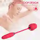 Vibrador Dual Con Succión Y Empuje Flower Anton Recargable