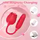 Vibrador Dual Con Succión Y Empuje Flower Anton Recargable