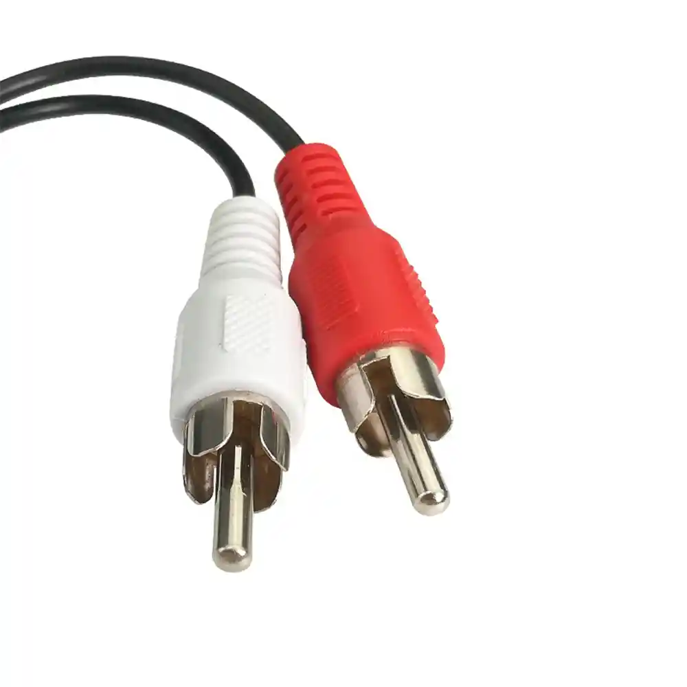 Cable 3.5mm Convertidor Hembra A 2 Rca Macho Audio Estereo