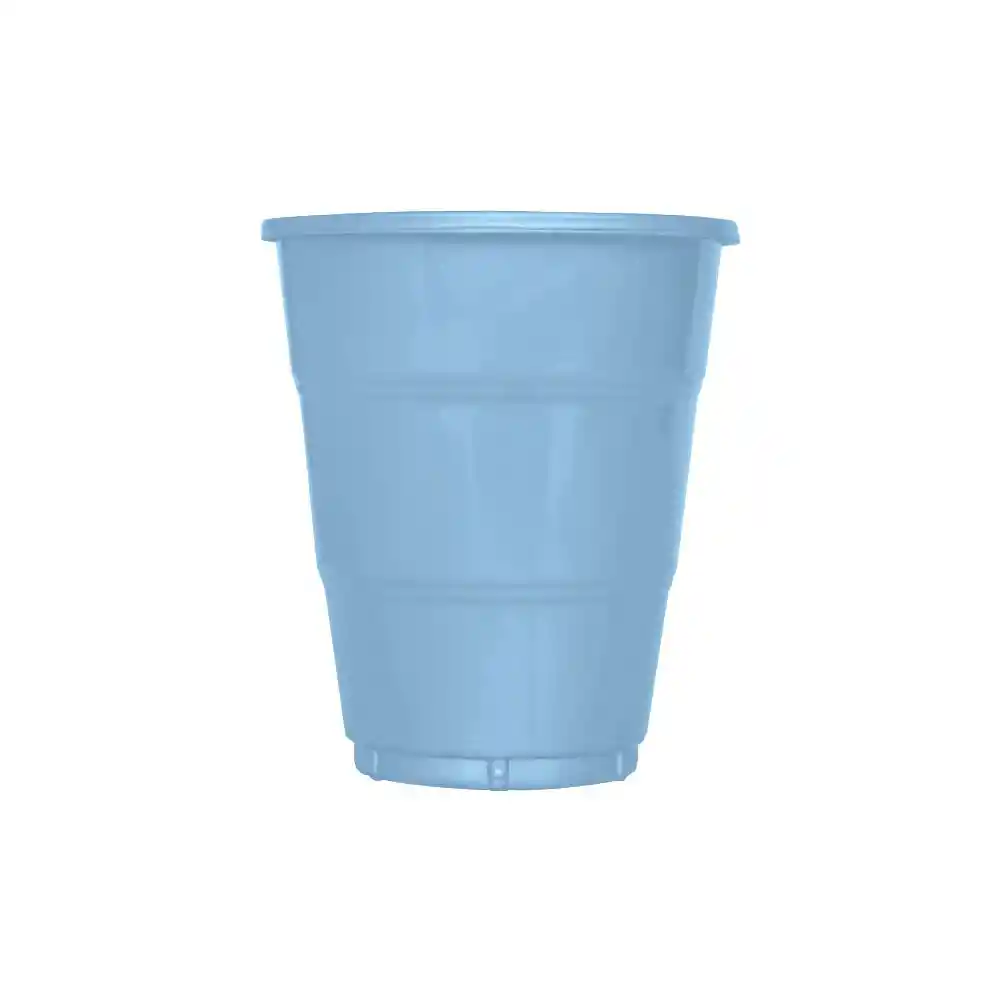 Vaso Azul Pastel Biodegradable Oxo 7oz X 10