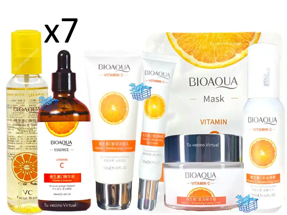 Kit De Vitamina C X 7 Productos Bioaqua