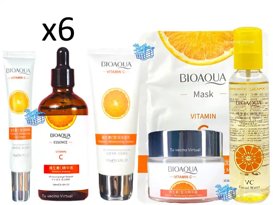 Kit Vitamina C X6 Productos Bioaqua