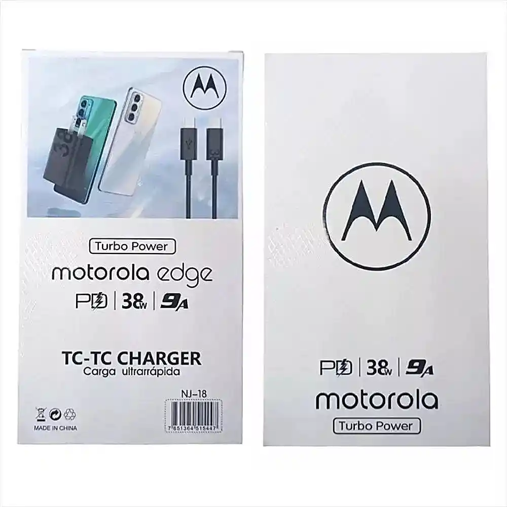 Cargador Motorola 67w Carga Ultrarrápida Aaa Usb-c A Tipo C