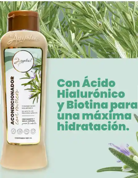 Acondicionador De Romero Y Oleo Capilar De Argan Anyeluz