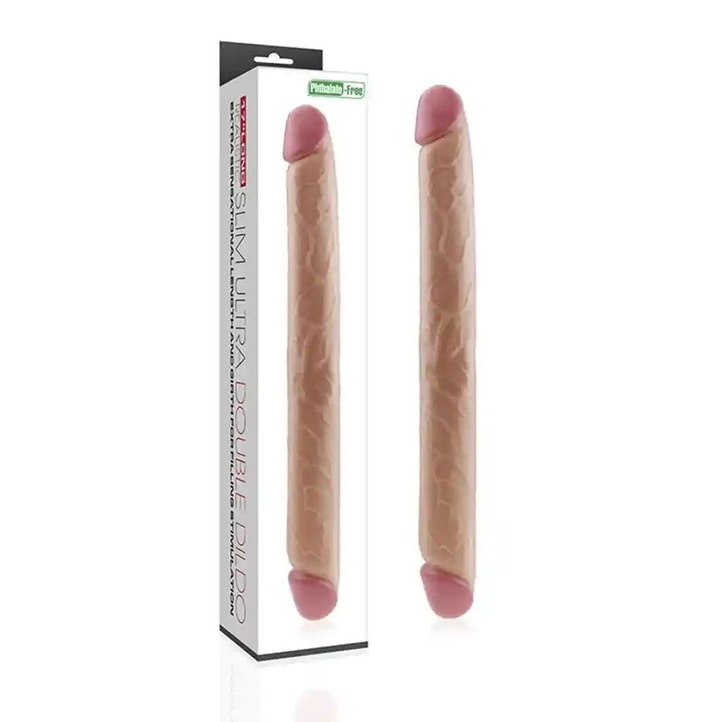 Dildo Doble Realista 17 Cm Slim Ultra