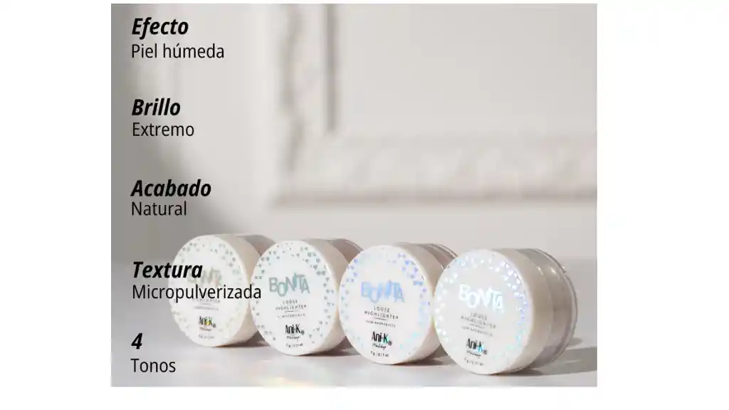 Iluminador Suelto Tono Diva Glow Anik