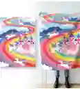Cobija Niña Arcoiris