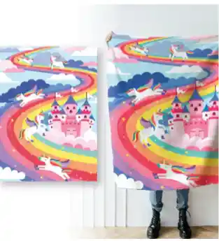Cobija Niña Arcoiris