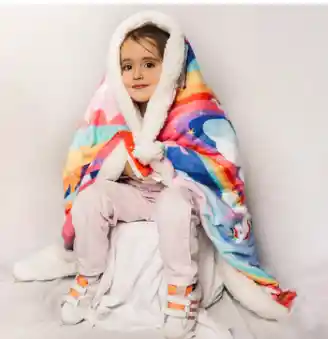 Cobija Niña Arcoiris