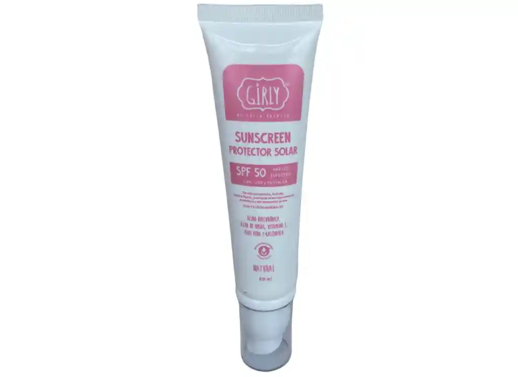 Protector Solar Facial Sin Color Girly