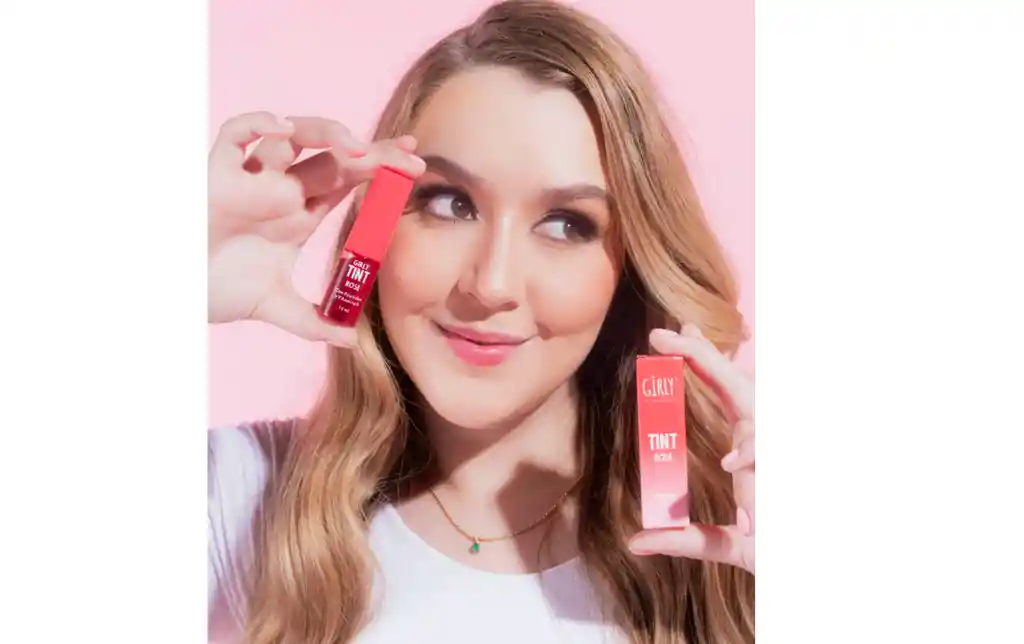 Tinta Labios Y Mejillas Con Peptidos Girly Tint Tono Rose
