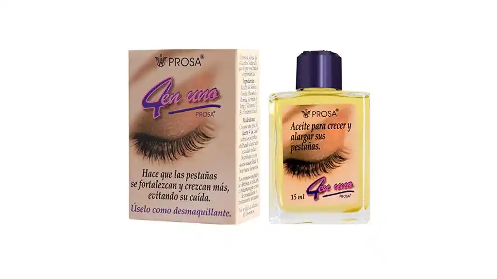 Aceite Fortalecedor Desmaquillante Pestañas 4 En 1 Prosa