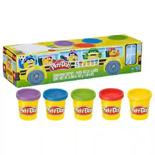 Pack Play Doh Back To School Bus X 5 Und
