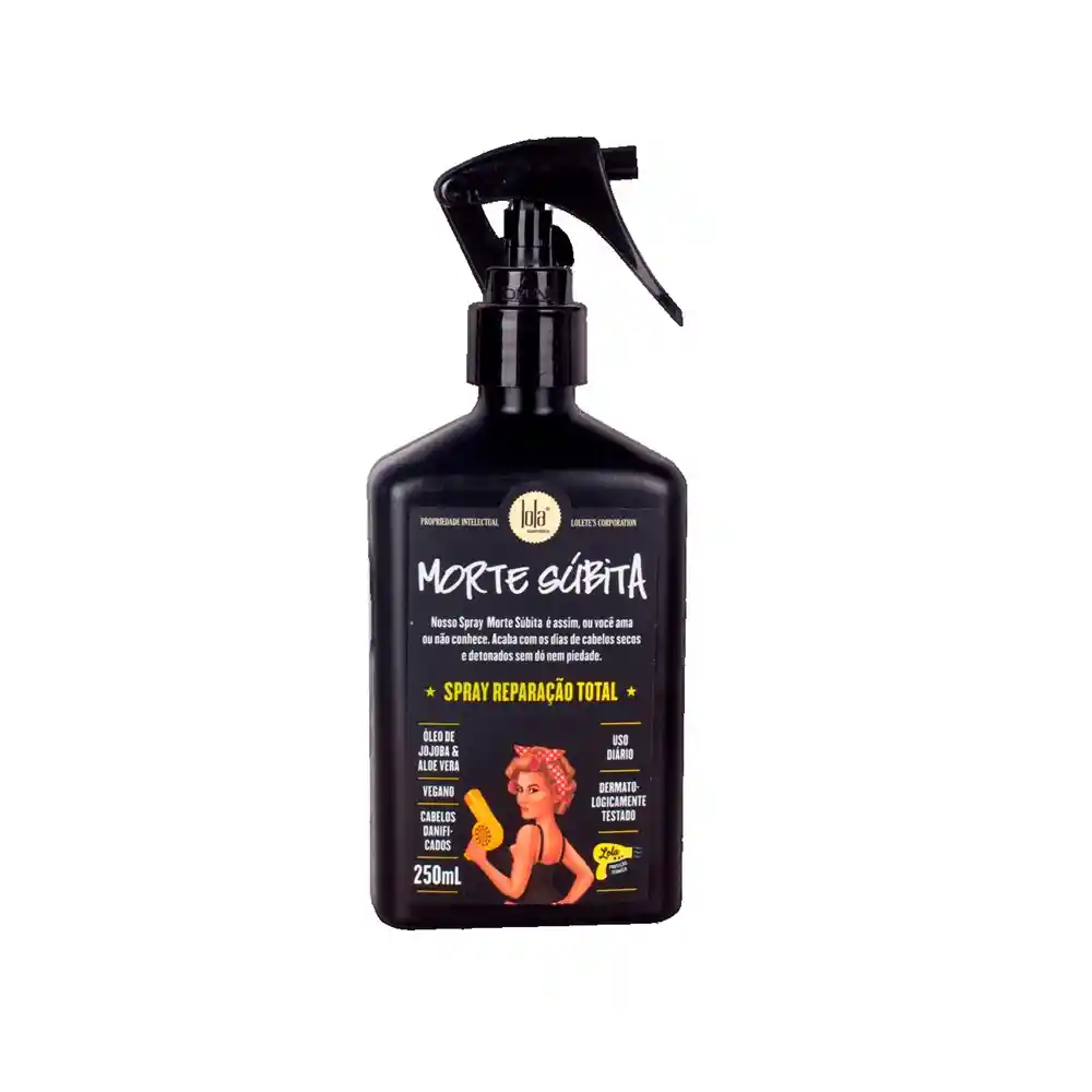 Termoprotector Lola Cosmetics Morte Súbita Spray Reparación Total 250 Ml