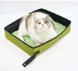 Arenera Para Gatos Protable Verde L