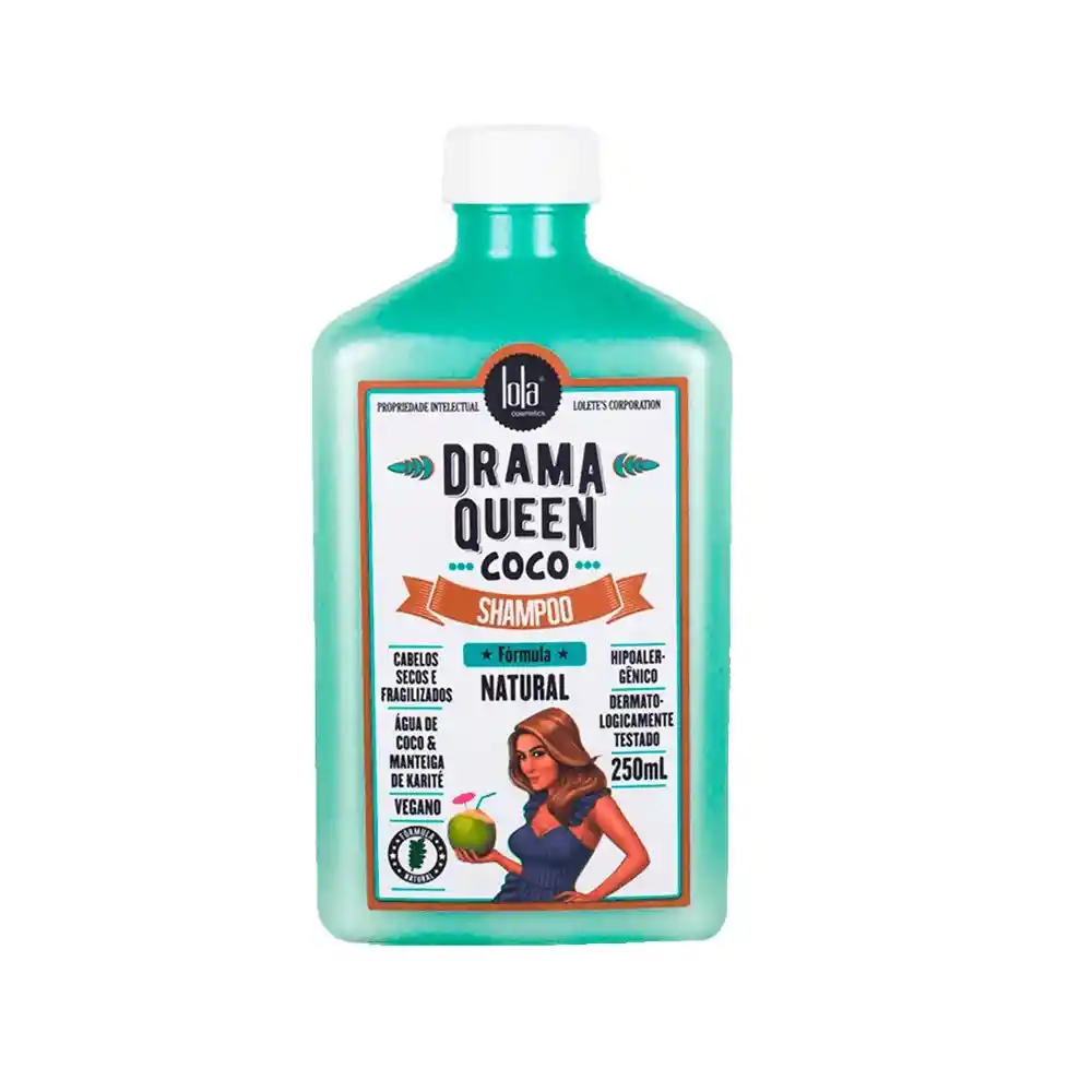 Shampoo Hidratacion / Nutricion Lola Cosmetics Drama Queen Coco 250ml