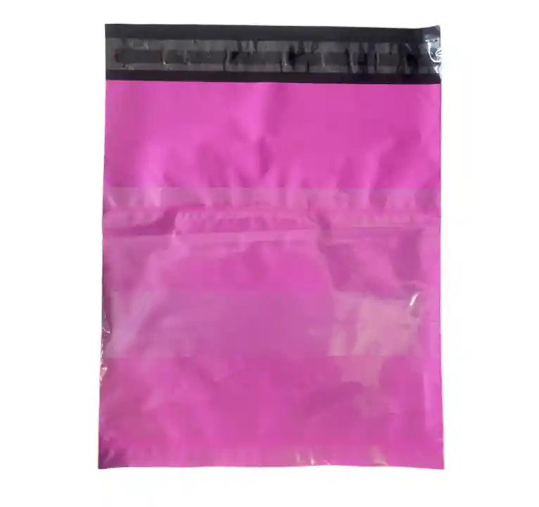 Bolsa Mensajeria Y Seguridad 19x25 Rosada