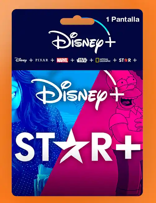 Disney Estándar Y Star Plus - 1 Mes