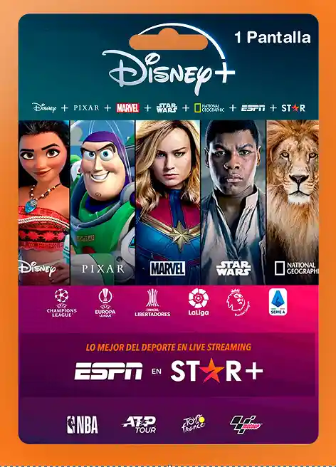 Disney Premium (star+espn) - 1 Mes