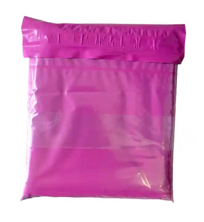 Bolsas 29x38cm Rosada Seguridad Porta Guía Para Mensajería 100 Unidades