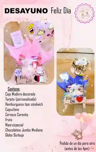 Desayuno Sorpresa 🎉😍🧁 🛑 Bajo Pedido 24 Horas De Anticipación
