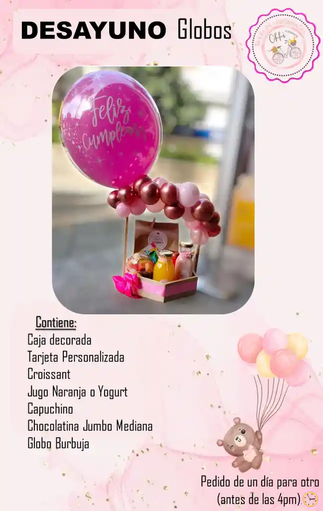 Desayuno Sorpresa 🎉😍🧁 🛑 Bajo Pedido 24 Horas De Anticipación