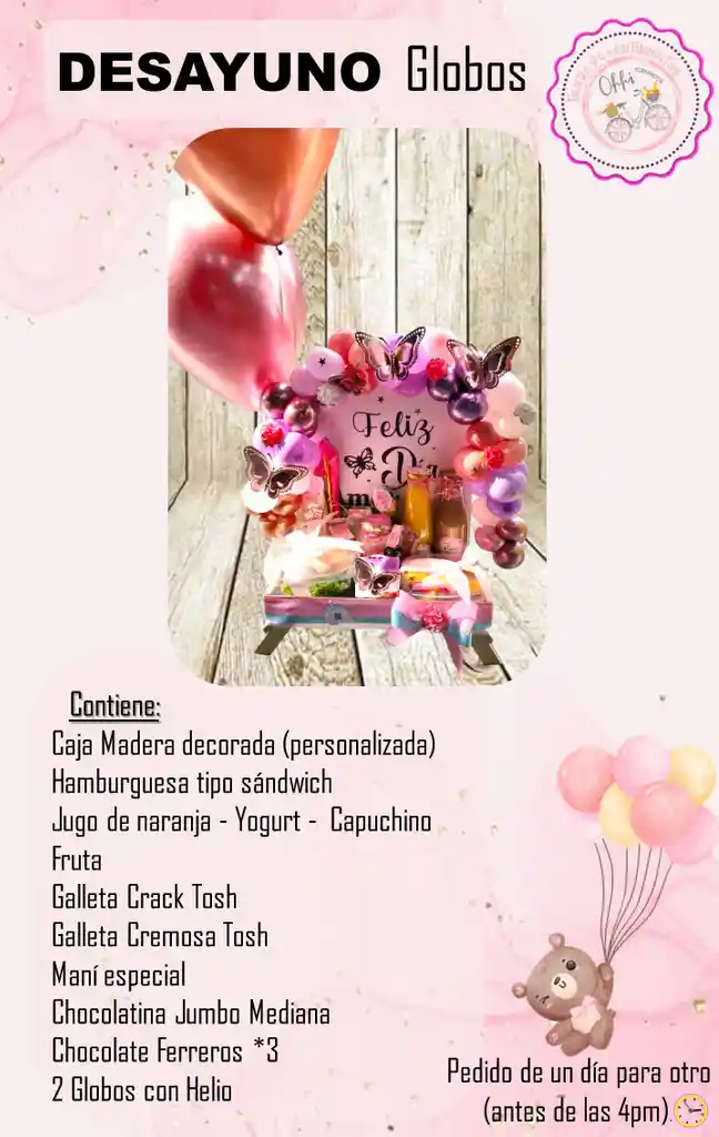 Desayuno Sorpresa 🎉😍🧁 🛑 Bajo Pedido 24 Horas De Anticipación