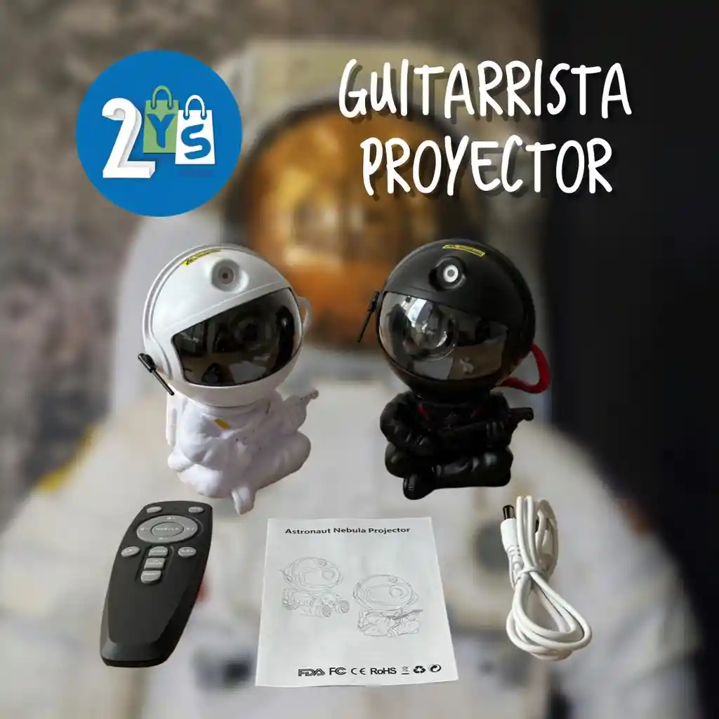 Proyector Guitarrista Astronauta