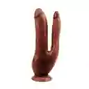 Dildo Dark Magic Dual 20 Cm Brown