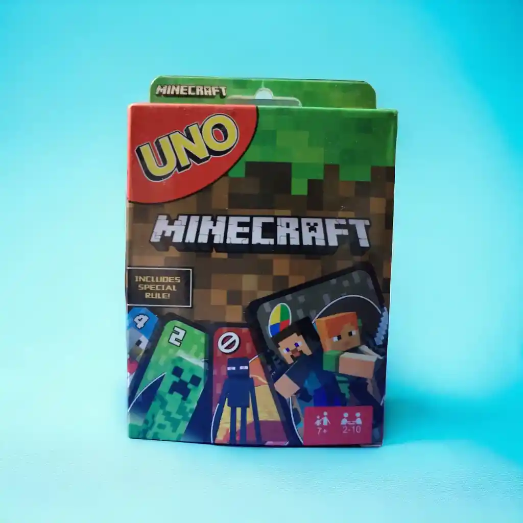 Juego De Cartas Uno Temática Minecraft Juego De Mesa