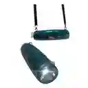 Parlante Altavoz Recargable Bluetooth Linterna Tws R Fm Usb Tg601 Color Verde