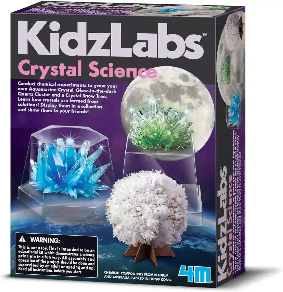 Juego De Experimento Científico De Cristales Niños Niñas