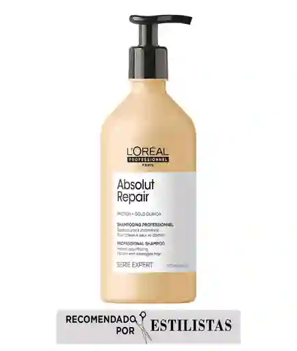 Shampoo Absolut Repair Reparación Cabello Dañado Loreal Professionnel 500ml