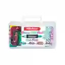 Plumones Punta Pincel Lettering Doble Punta Offi-esco X12 Und