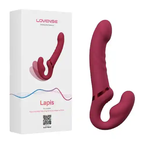 Vibrador Doble Lapis Strapless Lovense