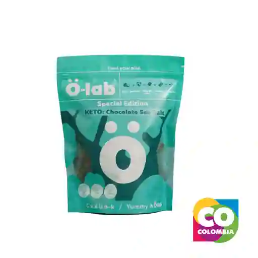 Granola Keto Chocolate Sea Salt Marca Ö-lab Embalaje De 1 Unidad Por 320