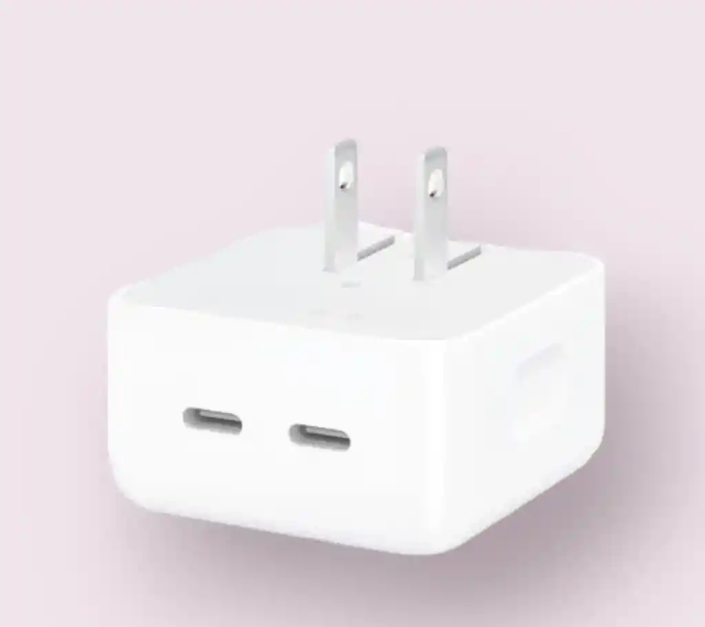 Cabezal Apple Iphone Dos Puertos C 50w Carga Rapida