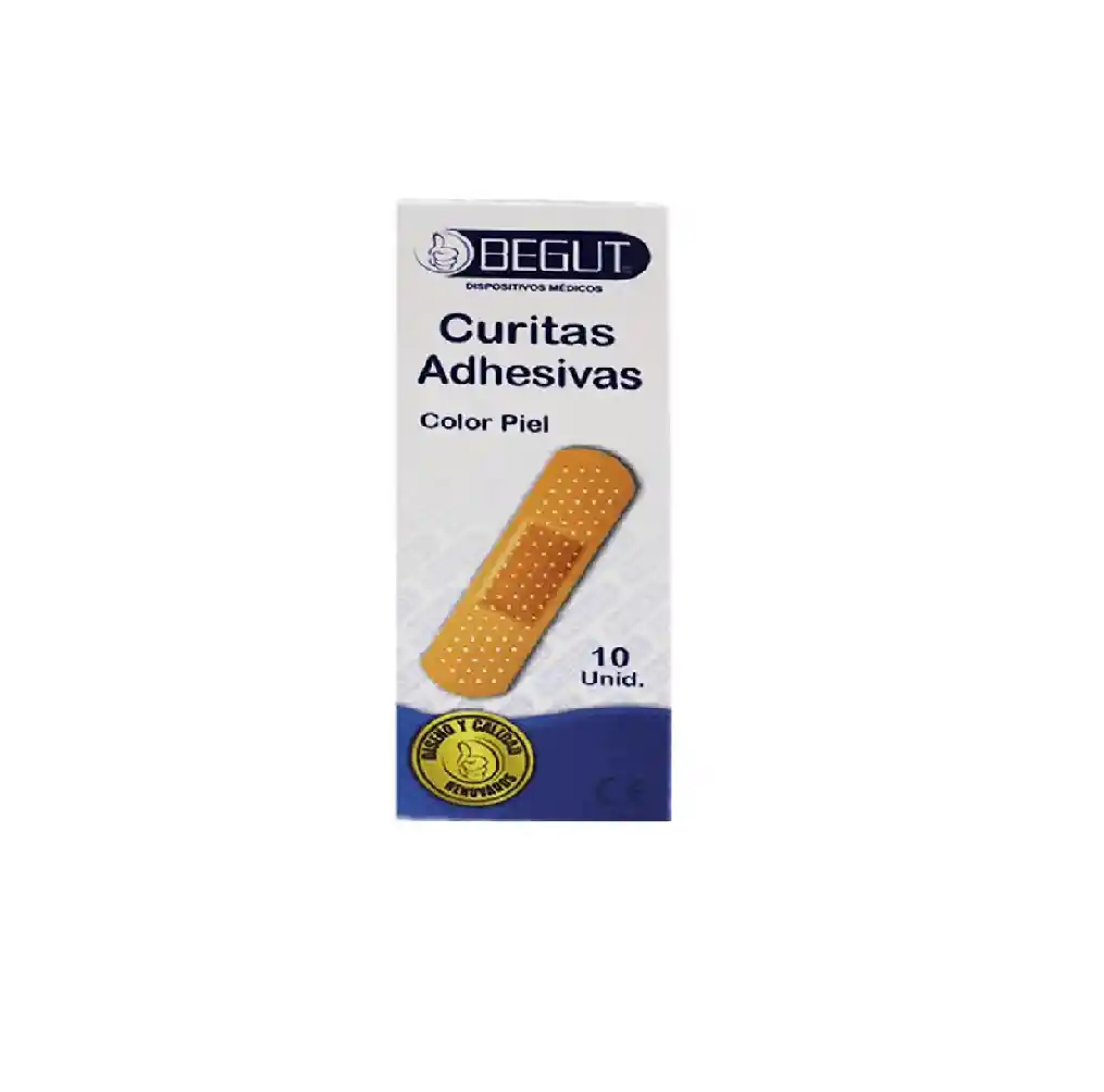 Curitas Begut Adhesivas Color Piel X 10 Und